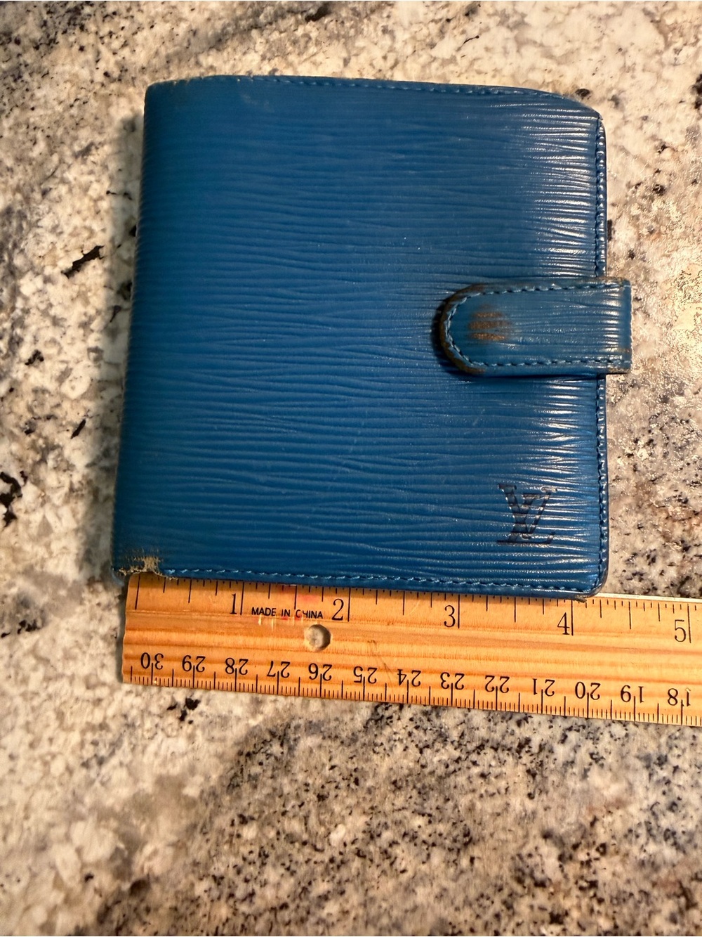 Louis Vuitton Blue Epi wallet *authentic* MAKE OFFER